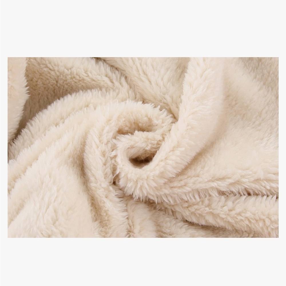 Boys Girls Sherpa Fleece Lined Jacket XXL - Picture 7 of 7